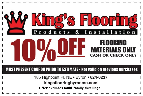 King's Flooring Rochester & Byron, MN Hardwood Installation, Vinyl